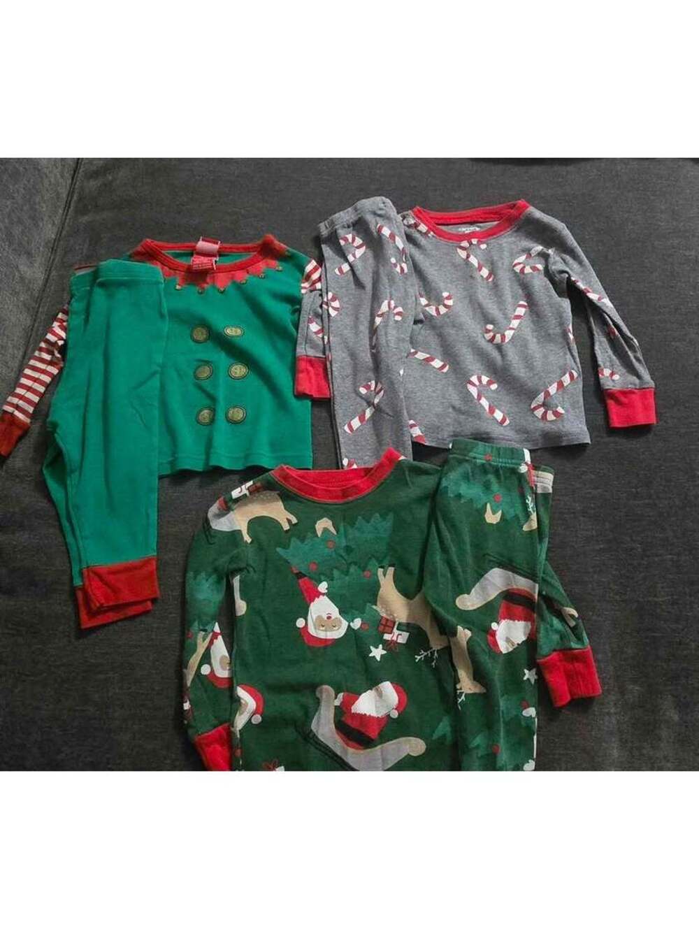 18m Boys Christmas/Winter Pajamas Lot